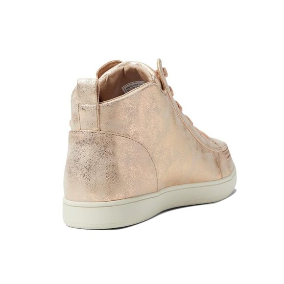 USED Billy Footwear Women Sneaker Mid Top Zip Up Rose Adaptive Size 6 W RY1444 - Picture 3 of 8